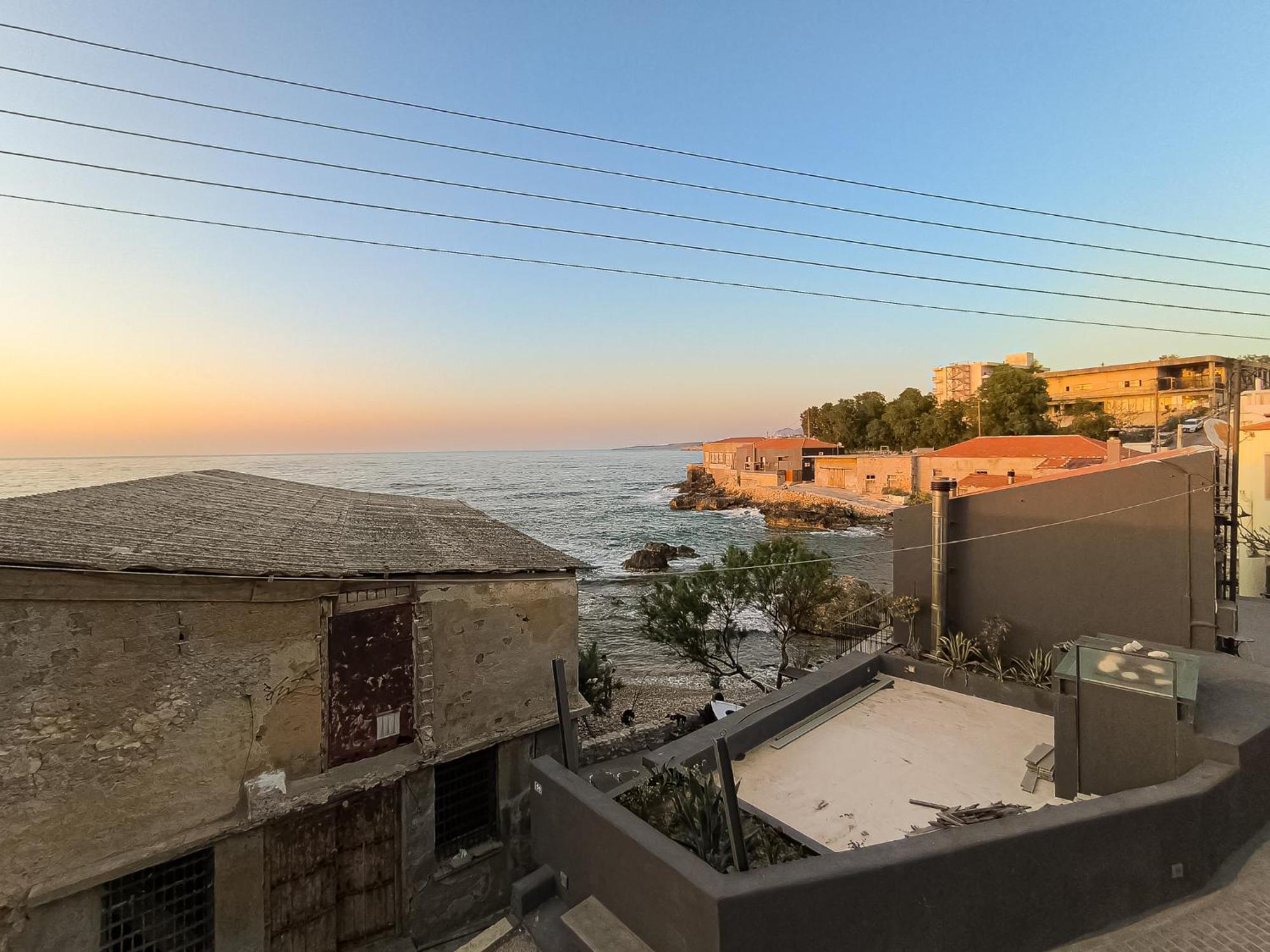 Charming Old Tannery House With Spacious Veranda And Stunning Sea View! Ханя Екстериор снимка