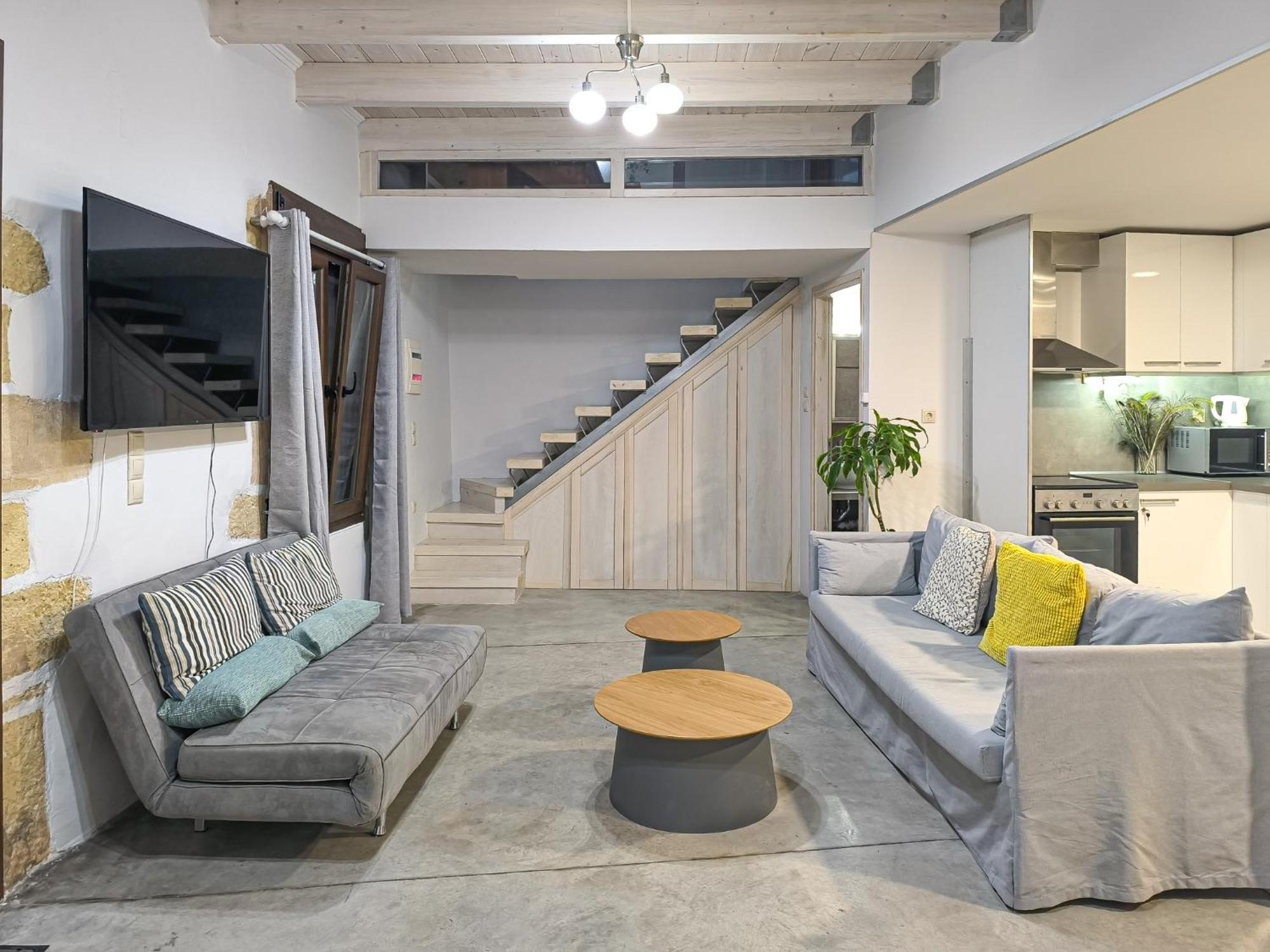 Charming Old Tannery House With Spacious Veranda And Stunning Sea View! Ханя Екстериор снимка