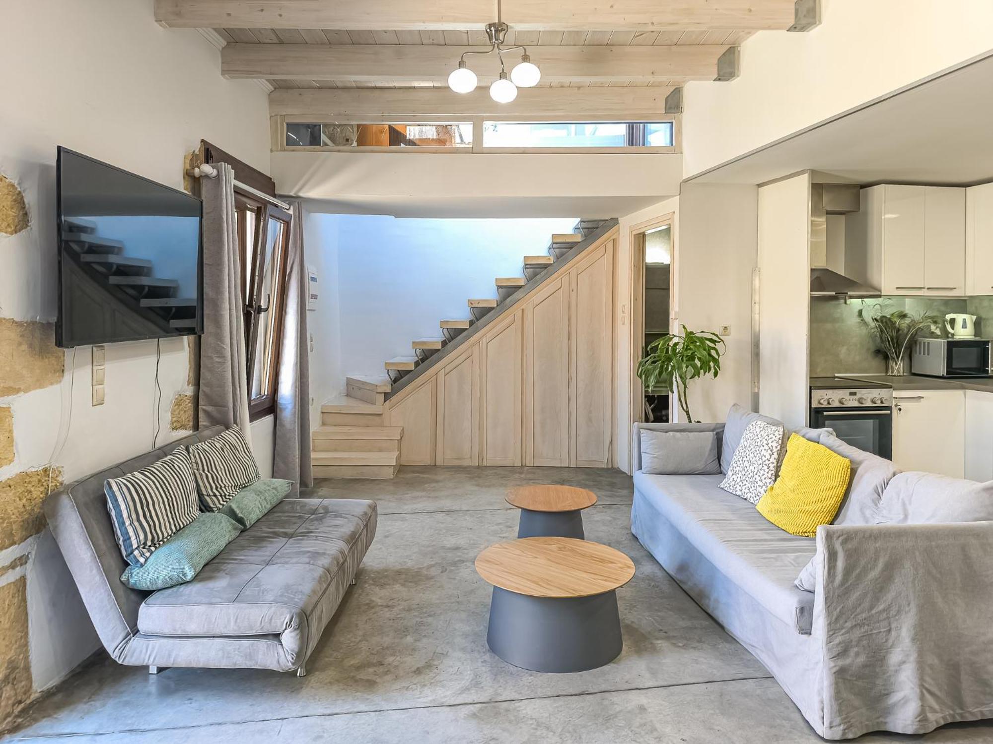 Charming Old Tannery House With Spacious Veranda And Stunning Sea View! Ханя Екстериор снимка