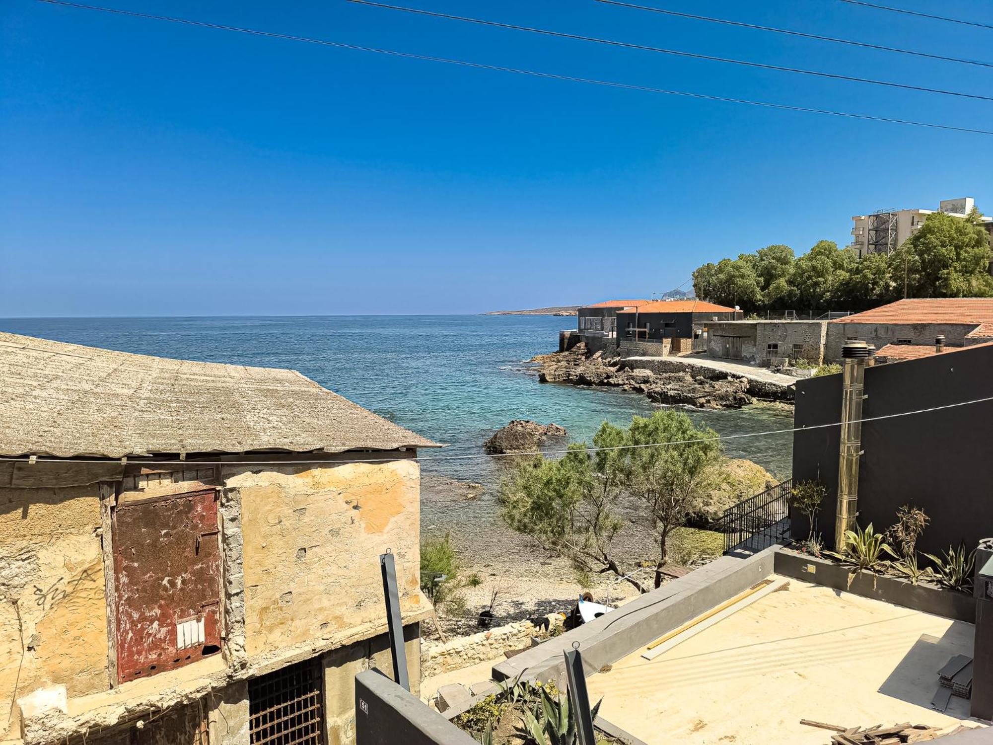 Charming Old Tannery House With Spacious Veranda And Stunning Sea View! Ханя Екстериор снимка