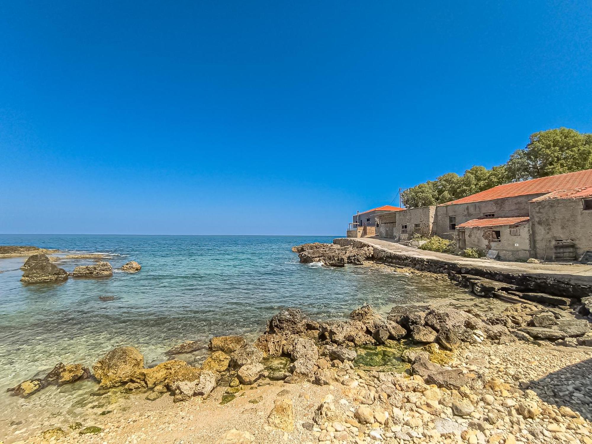 Charming Old Tannery House With Spacious Veranda And Stunning Sea View! Ханя Екстериор снимка