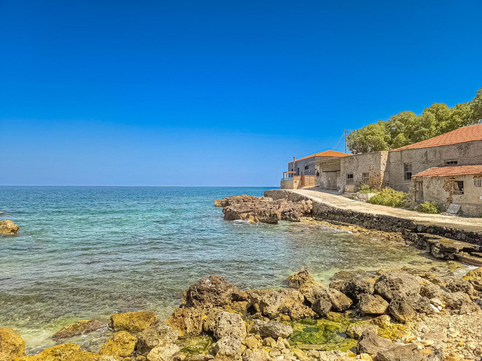 Charming Old Tannery House With Spacious Veranda And Stunning Sea View! Ханя Екстериор снимка
