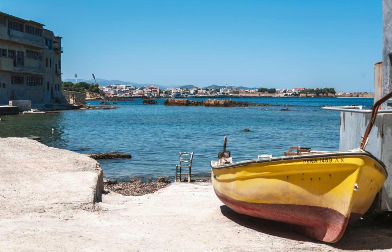 Charming Old Tannery House With Spacious Veranda And Stunning Sea View! Ханя Екстериор снимка